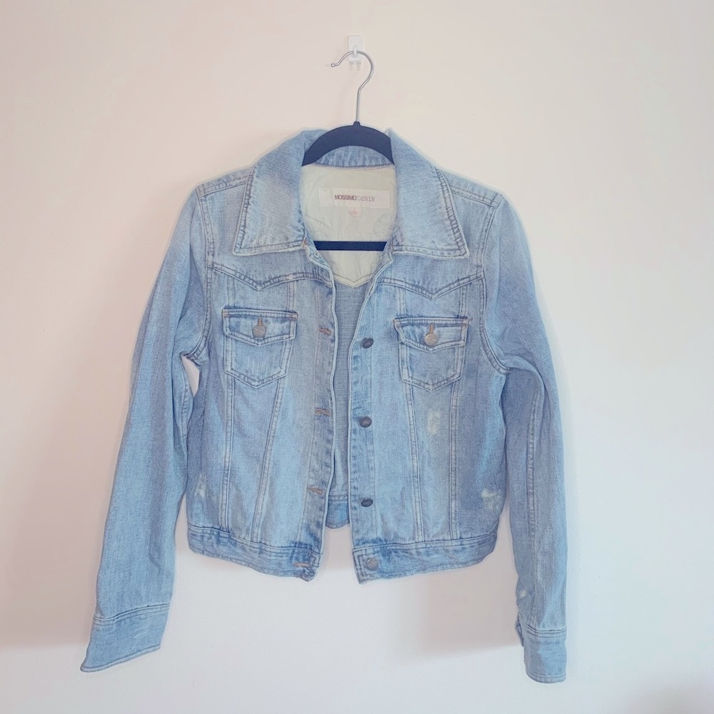 Mossimo Distressed Denim Jacket
